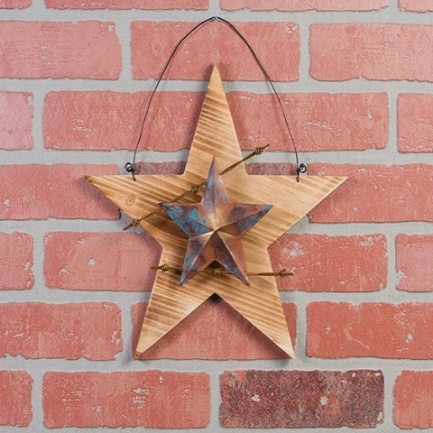 Barbed Wire Barn Star