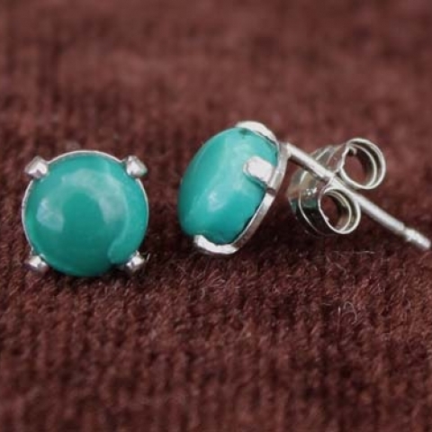 western turquoise earrings