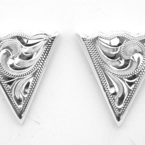 German Silver Collar Tips