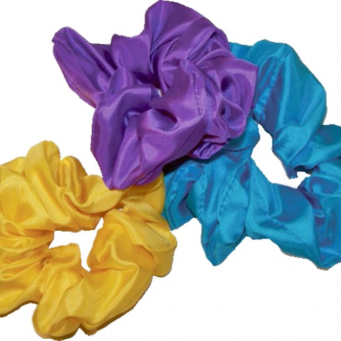 Silk Scrunchies- Solid Colors